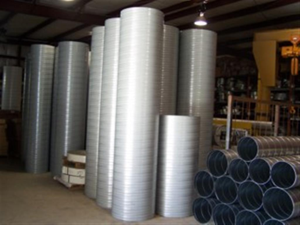 Galvanneal Spiral Ductwork